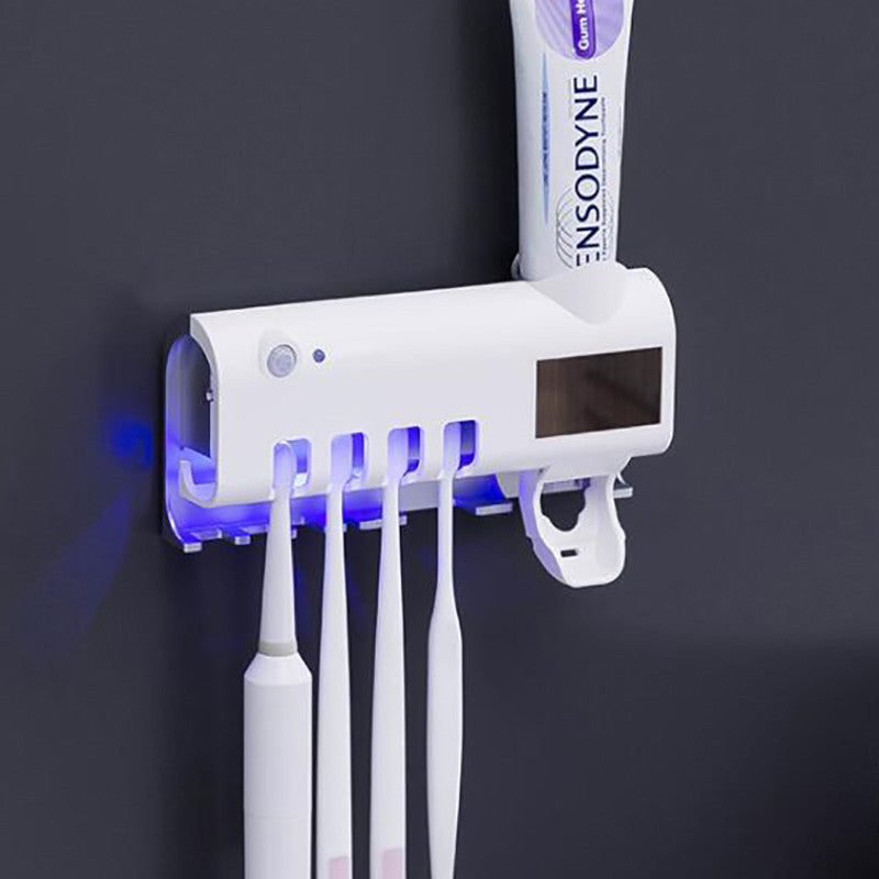 Revolutionary Intelligent UV Toothbrush Sterilizer & Automatic Toothpaste Squeezer - Your Ultimate Bathroom Hygiene Solution