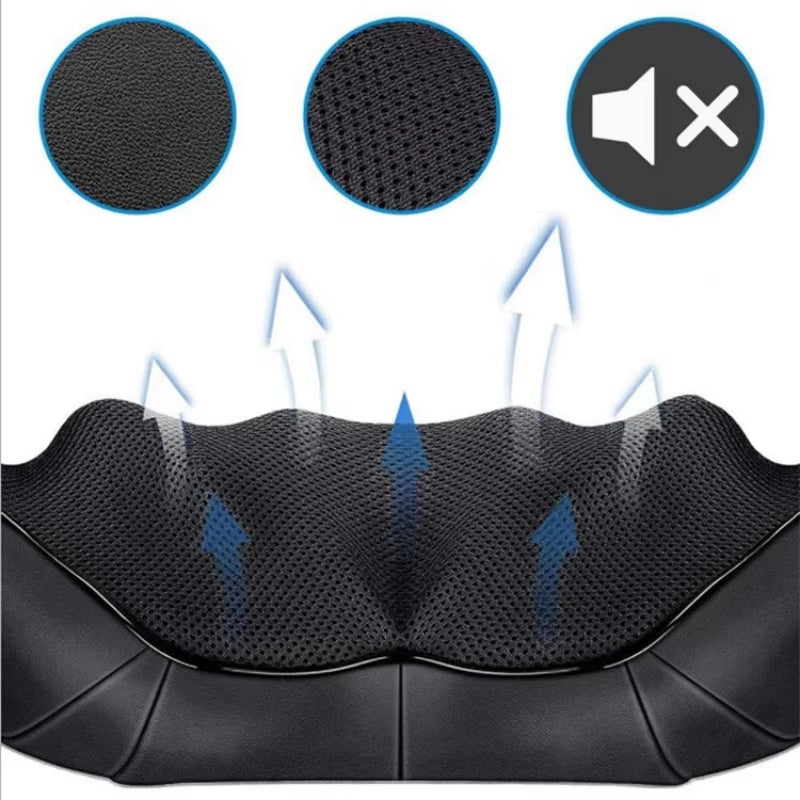 Experience Ultimate Relaxation with the BXA U Shape Shiatsu Back, Shoulder, and Neck Massager - Electric Full Body Massager with Soothing Heat and Deep Tissue Kneading